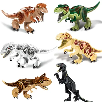 Surinkti Dinozaurų Blokai paveikslėlyje Modelis Žaislai Juros periodo Dinozaurų Pasaulyje Pterosaurs Rex Duomenys Plytų Žaislas Vaikams, Dovana