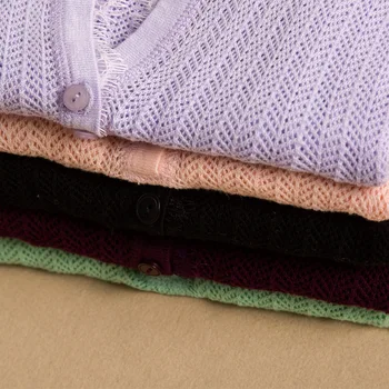 Naujos Klasikinės Moterų Mados Prekės ženklas Seksualus Slim puloveriai Bendrosios Moterų susegamas V-kaklo, megzti Megztinis