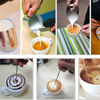 Nerūdijančio Plieno Pieno Ąsotis Espresso Puodeliai Kavos Foamer Puodeliai Italų Latte, Latte Art Pieno Putų Ąsotis Ąsotis Taurės 350/500/750 Ml