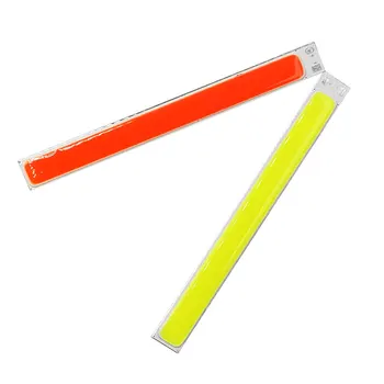 10cm COB Strip, LED Juosta Lengvųjų Automobilių žibintų Apdaila Lempa 10W 12V LED Žibintai Raudona Mėlyna Geltona Oranžinė Žalia Violetinė Rožinė Spalva