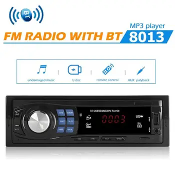 Automobilio Radijas 1 DIN Autoradio Automobilio garso sistemos MP3 Grotuvas Brūkšnys Galvos Vienetas Bluetooth, USB, AUX, FM Auto Radijo 1 din Imtuvas