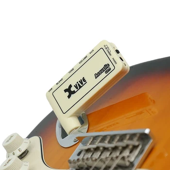 Xvive GA1 Classic Rock Mini Nešiojamas Įkraunamas Elektrinė Gitara Prijungti Ausinių Amp Stiprintuvas