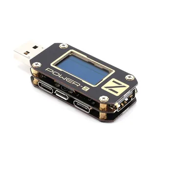 ChargerLAB GALIA-Z USB PD Testeris Įtampa Srovės Pulsacijos Dual Type-C Metrų KM001