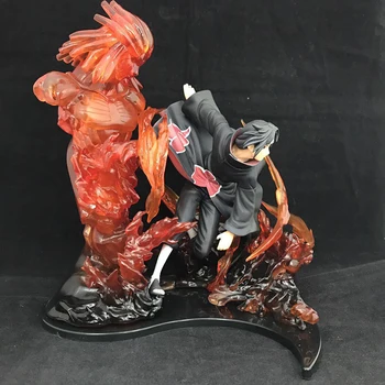 23cm Anime Naruto PVC Veiksmų Skaičius, Nulis Uchiha Itachi Gaisro Sasuke Susanoo Dėl Kolekcijos Modelis Žaislas