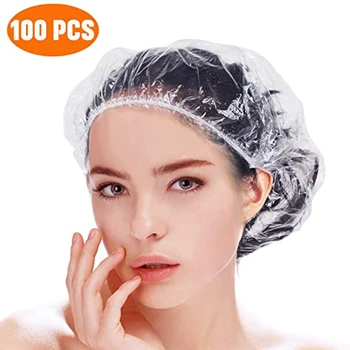 Vienkartinės maudymosi kepurė moteriška neperšlampama galvos dangtelis, maudymosi dušo suaugusiųjų plaukų dažų šildymo sutirštės virtuvės naftos dūmų įrodymas, dangtelis