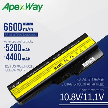 Apexway Nešiojamas Baterija Lenovo 3000 G430 G450 G530 G550 N500 Z360 B460 B550 V460 V460A V450 G455 G555 L08S6Y02 L08L6C02