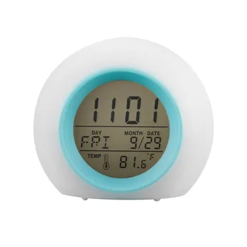 Žadintuvas LED Pabusti, Šviesos, Skaitmeninis Laikrodis, su Temperatūros Ekranas Ir Garso Signalas Laikrodžiai Naują Atvykimo