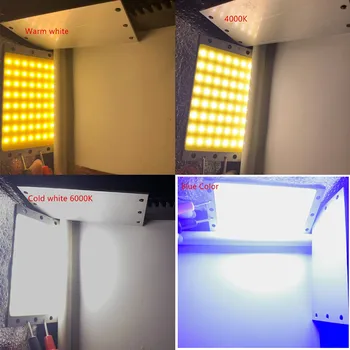 5VNT 12Wcob led modulis LED Panel Šviesos 94x50MM 1500LM Itin Šviesus, Šiltas Natūralus Šalta Balta Mėlyna DC 12V 15W COB Valdybos LED Lempos
