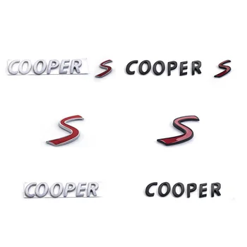 3D Raidės Lipdukas Galiniai BumperCooper S Automobilių Stilius Logotipas Priedai Badge 