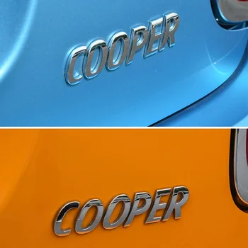 3D Raidės Lipdukas Galiniai BumperCooper S Automobilių Stilius Logotipas Priedai Badge 