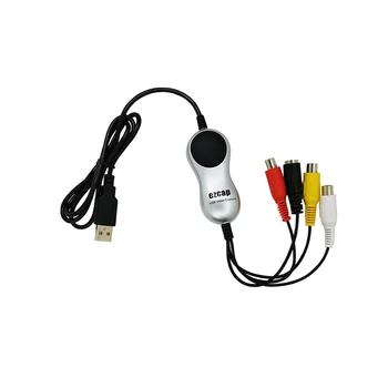 EZCAP170 USB 2.0 Vaizdo įrašymo Diktofonu Konverterį Analoginio Vaizdo Garso Skaitmeninis palaiko Windows 10/8/7 TV, DVD, VHS DVR