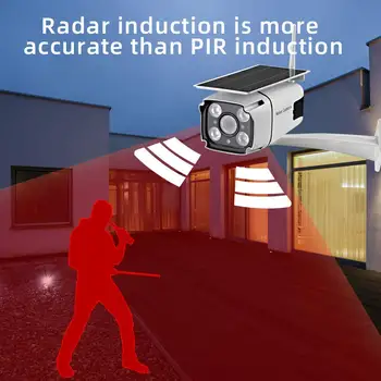 SDETER Saulės energija Varomas Saugumo Kameros IP 1080P Belaidžio WiFi Baterija VAIZDO stebėjimo Kamera Lauko Judesio Aptikimo Radaras Naktinio Matymo P2P