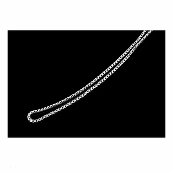 ROLILASON Naujas langas Grandinės Karoliai Didmeninės Kainos Grynas 925 Kieto Sidabro 45 cm 2017 Fine Jewelry SN102