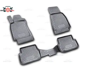 Grindų kilimėliai Audi A6 (C6) 2006-2011 kilimėlių ne slydimo poliuretano purvo apsaugos, vidaus reikalų automobilių optikos reikmenys