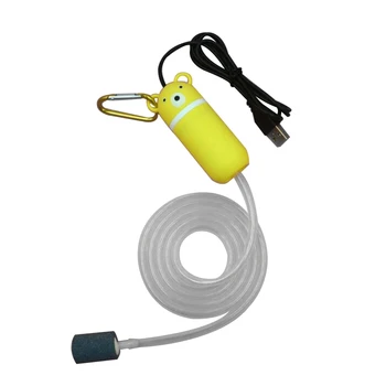 Nešiojamų Mini USB Akvariumas Deguonies Siurblys Galingas Išjungti elektros Energijos taupymo Kompresorius Žuvys