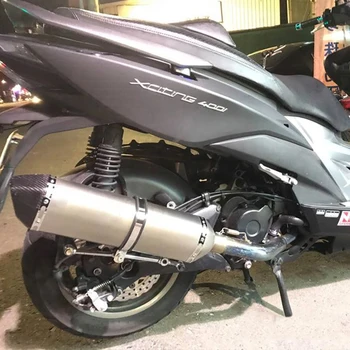 Kortelė Kymco Xciting 400 Motociklo Modifikuoti Sistemą, Priekiniai Nuorodą Vamzdis Išmetamųjų dujų Patarimas Duslintuvo Uodegos Vamzdis su DB Žudikas Duslintuvas