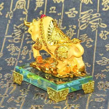 Kinijos Kolekcines Aukso Dervos Statulėlės Statula Jokio Blukimo išskirtinį apdailos patvarus prabangus apdailos atneša Laimę
