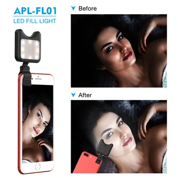 APEXEL telefono fotoaparato objektyvas kit Led Užpildyti šviesos Sklaidytuvas Selfie Šviesos Objektyvas, skirtas 