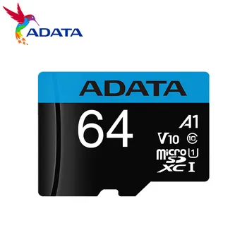 ADATA Premier V10 Micro SDXC 128GB 64 GB Klasės 10 SDHC 32GB 16GB High Speed Atminties Kortelė TF Kortelė Su Adapteriu