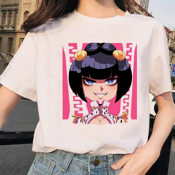 Dlrn Jojo Keistų Nuotykių Mados Naujų Moterys T Shirts Grafinis Tees Japonų Anime Atspausdintas Trumpas Rankovės Atsitiktinis Baltos Viršūnės