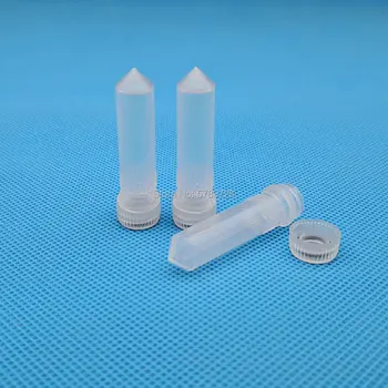 100vnt/daug 2ml Plastikinių Vamzdžių Užšaldymo Kūgio formos Apačioje Mėginio Cryovial Centrifugos mėgintuvėlį Su Tarpikliu