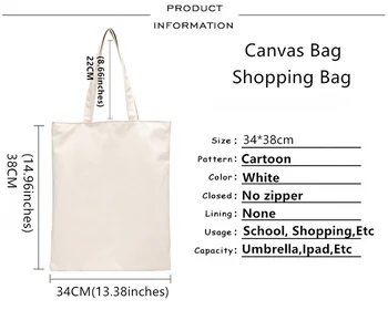 Viena Kryptimi pirkinių krepšys drobės bolsas de tela rankinėje shopper bag net string bolsa compra užsakymą