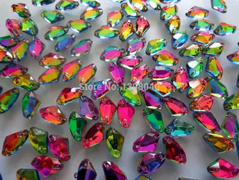 Nemokamas pristatymas įvairių spalvų Akrilo kristalų 9*kaip 14mm prarasti karoliukai aksesuaras brangakmenių kalnų krištolas masės 150pcs/maišelis