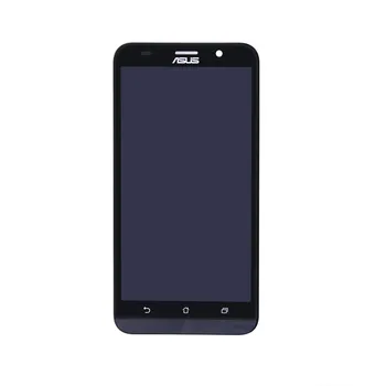 Asus ZE551ML Visiškai Juodas Ekranas, LCD Ekranas+Touch Ekranas skaitmeninis keitiklis komplektuojami su Rėmo Asus ZenFone 2 ZE551ML LCD ekranas
