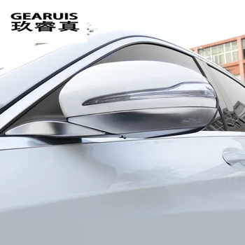 Automobilio stilius Mercedes Benz C klasė W205 C180 C200 galinio vaizdo veidrodžio rėmo durų veidrodėliai padengti apdaila reikmenys, auto lipdukas
