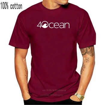 4Ocean Medvilnės Marškinėliai Black T-Shirt Vyrams Pilnas Dydis S - 3Xl Confort Tee Marškinėliai