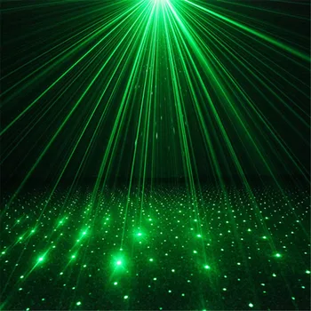 Nuotolinio Muzikos Aurora Meteoras Star Raudona Žalia Lazerinis Projektorius, RGB Šviesos LED Disco DJ Šalies Namų Poveikį Rodo, KTV Scenos Apšvietimo Lemputė