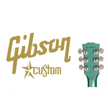Gibson Custom Gitara Decal Speciali Gitara Headstock Vandens Šliuožykla Logotipas