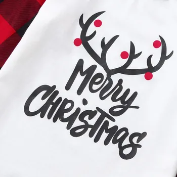 #Laiškas 2020 Kalėdų Pižamos Spausdinti Raudonas Juodas Pledas Kelnes Kalėdos Šeimos Drabužius Pižama Pora Pijamas De Navidad Susipažinę Пижама