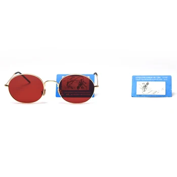 Peekaboo mažas ovalo formos akiniai nuo saulės moterims poliarizuota uv400 metalinis korpusas apvalus saulės akiniai vyrų 2020 raudona oranžinė mėlyna vasaros stilius