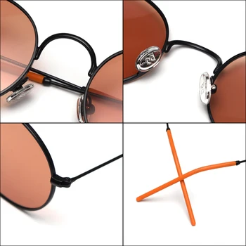 Peekaboo mažas ovalo formos akiniai nuo saulės moterims poliarizuota uv400 metalinis korpusas apvalus saulės akiniai vyrų 2020 raudona oranžinė mėlyna vasaros stilius