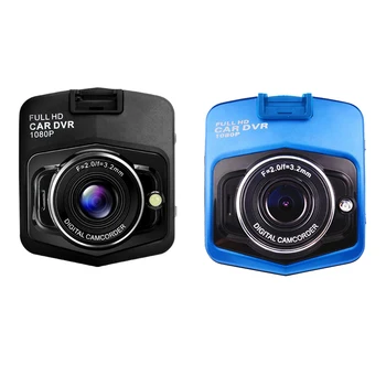 Mini Automobilių DVR Kamera, Dashcam Full HD 1080P Video Registrator Diktofonas, G-sensorius Naktinio Matymo Plataus Kampo Naktinio Matymo Brūkšnys Cam