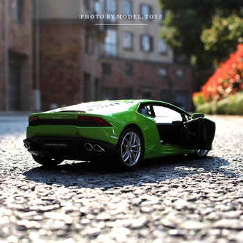 WELLY 1:24 Lamborghini Aventador LP610-4 automobilių sporto modeliavimas lydinio automobilio modelį amatų, apdailos kolekcijos žaislas įrankiai dovana