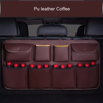 OHANEE oda automobilių Kamieno Backseat Organizatorius galinės Sėdynės Saugojimo krepšys Multi Pocket Auto Sukrovimas Valymas Interjero Priedai