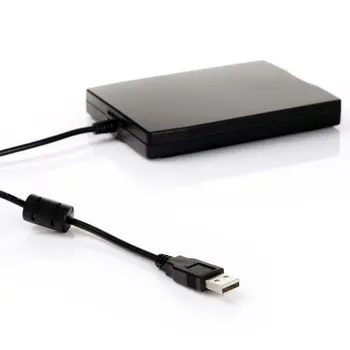 FDD Black USB Portable Išorinė Sąsaja Diskelį FDD Išorinis USB Diskelių Nešiojamas 3.5 Colio 1.44 MB 12 Mbps