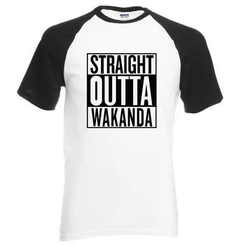 Wakanda Vyrų Marškinėlius Medvilnės 2019 M. Vasarą Vyrams Trumpas Raglan Rankovėmis Marškinėliai Hip-Hop Streetwear T-Shirts Gerbėjai Prekės ženklo Drabužių