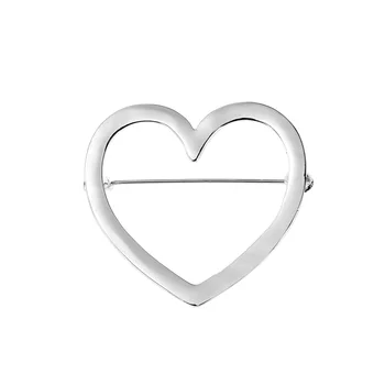 10vnt Mados širdies Sagės Pin Vyrų Ir Moterų Geometrinės Formos Paprastumas Sagė pin