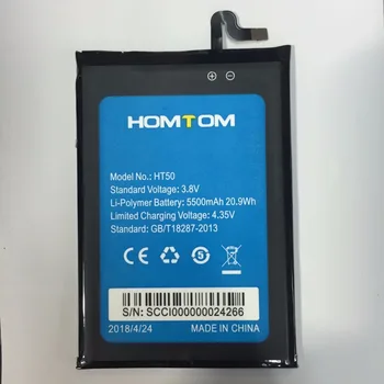 MATCHEASY Naujas Homtom ht50 Baterija 5.5 colių Homtom ht 50 Mobiliųjų Telefonų Baterijas, 5500mAh