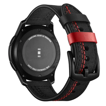 22MM natūralios odos Dirželis Ticwatch Pro 2020/2019 Smart Watch Band Pakeisti Apyrankę ant Riešo Dirželiai Ticwatch Pro 4G eSIM