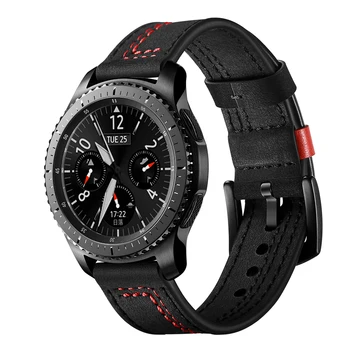 22MM natūralios odos Dirželis Ticwatch Pro 2020/2019 Smart Watch Band Pakeisti Apyrankę ant Riešo Dirželiai Ticwatch Pro 4G eSIM
