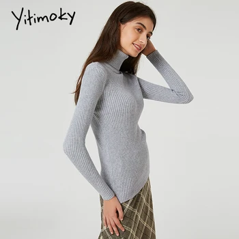 Golfo džemperis moterims pardavimo 2020 m. rudenį, žiemą, Moterų Megzti Atsitiktinis Minkštas Megztinis Mados Slim Femme Elastingumą Puloveriai naujas