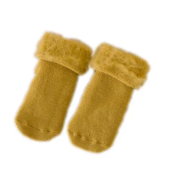 Naujas storas kūdikių bamblys kojinės rudenį ir žiemą šiltas baby neslidus koja kojinių