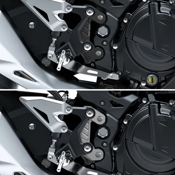 Už Kawasaki Z400 Ninja 400 Motociklo Pedalu didinimo laikiklis priedai Priekiniai pedalo gilaus ir atgal juda laikiklis