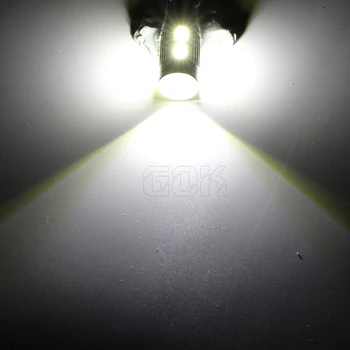 50pcs/daug T10 led lemputė canbus 194 Xenon Baltas LED T10 CANBUS 10SMD LED 5630 5730 SMD t10 10led su Objektyvo Projektorius Aliuminio