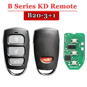 (1pcs/lot) B20 4 Mygtuką Nuotolinio valdymo Raktas Keydiy KD Mašina KD900 URG200 Kdbox MINI KD