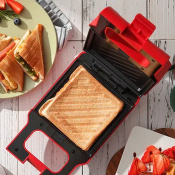 Daugiafunkcinis Elektros Pusryčiai Maker Tortas Kiaušinių Pliurpalas Sandwich Maker Mašina Duonos Skrudintuvas su Dviem Non-Stick Ovenwares